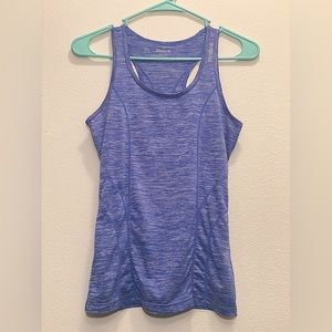 Reebok Women’s ATHLETIC / Athleisure Tank Top Size X-Small Blue & White